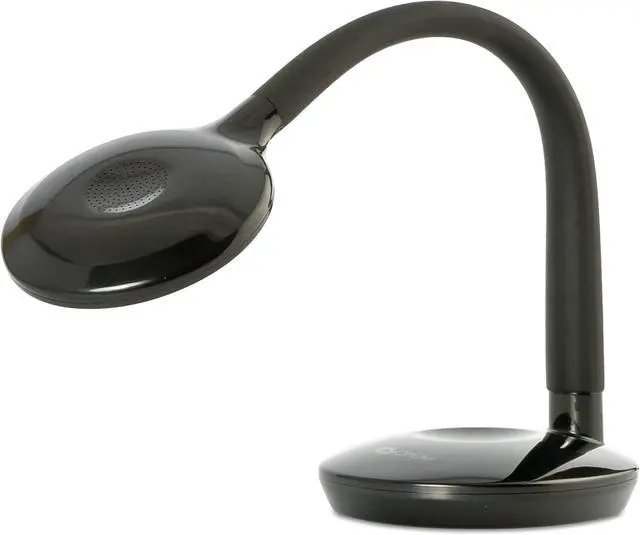 Alt view image 2 of 7 - OttLite D59PNB-FFP Soft Touch Flex Led Lamp, Desk Lamp, Space Saving Design, Flexible Adjustment, Dimmable, 10.5" x 5.25" x 11", Black