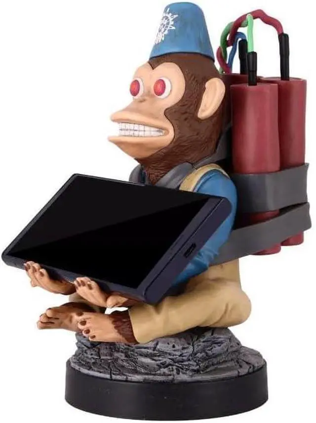 Alt view image 4 of 6 - Exquisite Gaming: Call of Duty: Monkeybomb - Original Mobile Phone & Gaming Controller Holder, Device Stand, Cable Guys, Licensed Figure