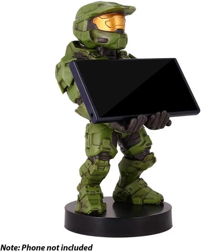Alt view image 2 of 7 - Exquisite Gaming: Halo: Master Chief - Mobile Phone & Gaming Controller Holder, Device Stand, Cable Guys, Xbox Licensed Figure, Green