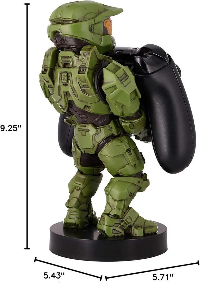 Alt view image 3 of 7 - Exquisite Gaming: Halo: Master Chief - Mobile Phone & Gaming Controller Holder, Device Stand, Cable Guys, Xbox Licensed Figure, Green