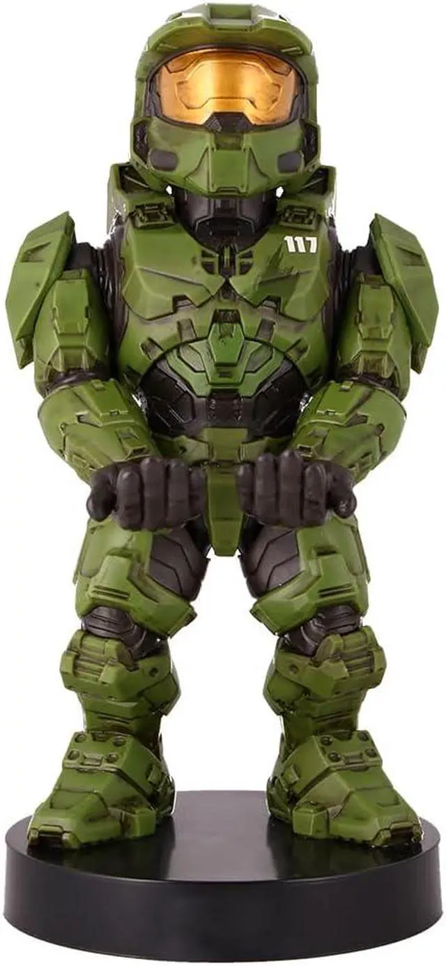 Alt view image 5 of 7 - Exquisite Gaming: Halo: Master Chief - Mobile Phone & Gaming Controller Holder, Device Stand, Cable Guys, Xbox Licensed Figure, Green
