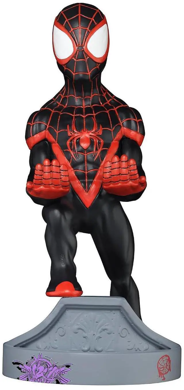 Main image of Exquisite Gaming Cable Guy - Marvel Spiderverse: Miles Morales Spiderman - Charging Controller and Device Holder - Toy - Xbox 360