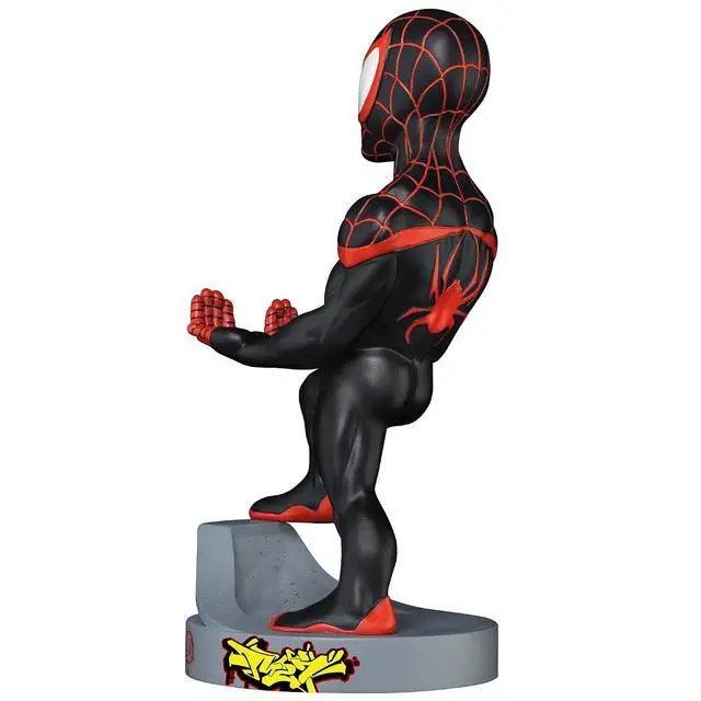 Alt view image 5 of 7 - Exquisite Gaming Cable Guy - Marvel Spiderverse: Miles Morales Spiderman - Charging Controller and Device Holder - Toy - Xbox 360