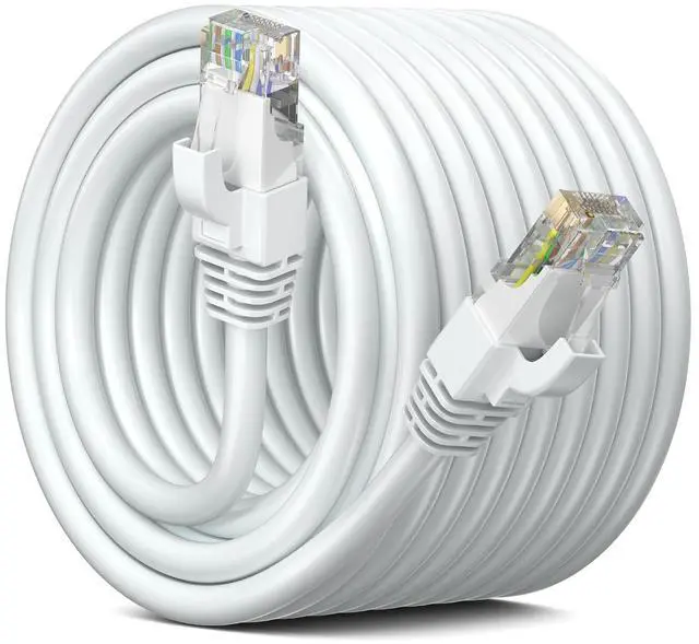 Main image of Maximm Cat6 Ethernet Cable Ft White, 10Gbps 550MHz UTP Cord