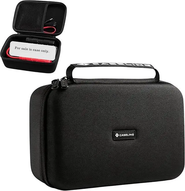 Main image of caseling Hard Case for GB70 & GBX75 Car Battery Jump Starter | Fits GB70 & GBX75 car battery boosters, shockproof EVA shell, mesh pocket for jumper cables, durable carry handle