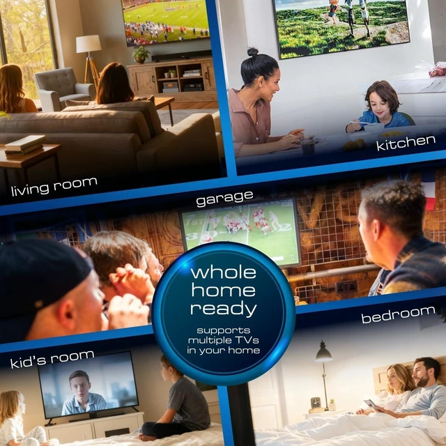 Alt view image 6 of 7 - Antennas Direct ClearStream 2V Indoor Outdoor TV Antenna UHF VHF Multi-Directional, 60+ Mile Range, 4K 8K UHD, NEXTGEN TV w/Reflector, 20-inch Mast