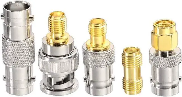 Alt view image 4 of 7 - Superbat SMA Male to BNC Male Cable 6.5ft RG58 Coaxial Cable + 5pcs SMA to BNC Adapter Kit for RF Applications/Antennas/Wireless LAN Devices/Wi-Fi Radios External Antenna etc.