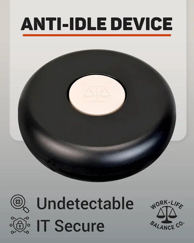 Alt view image 3 of 7 - Compact Mouse Jiggler, NO USB, Cordless, Silent Undetectable Mouse Mover | Wireless, No Software, Mechanical, Automatic Shaker, AA Battery 12 Months, Keeps Laptop Computer Awake, Remote Work Wiggler