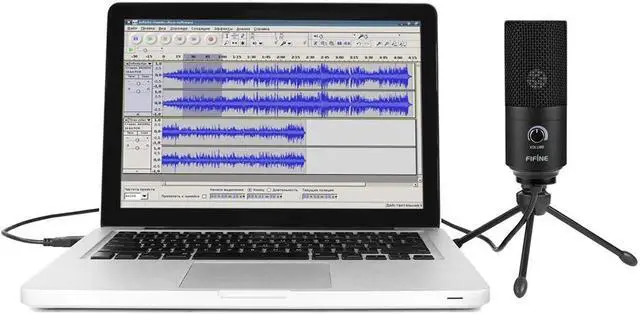 Alt view image 4 of 7 - FIFINE K669B USB Microphone, Condenser Recording Mic for Vocals, Meeting | Metal Cardioid Laptop Mic for MAC OS, Windows, Voice Overs, Streaming, Online Meeting and YouTube Videos