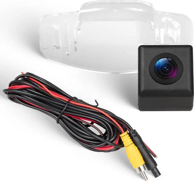 Main image of EWAY Backup Camera for Select Honda Accord Civic, for Acura MDX RL TL TSX ILX, Reverse Camera with Factory Style Rear License Plate Light Housing - RCA Plug for Aftermarket Radio Monitor