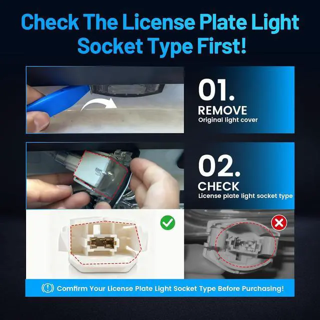 Alt view image 5 of 7 - EWAY Backup Camera for Select Honda Accord Civic, for Acura MDX RL TL TSX ILX, Reverse Camera with Factory Style Rear License Plate Light Housing - RCA Plug for Aftermarket Radio Monitor
