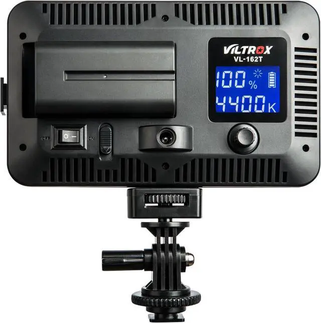 Alt view image 3 of 7 - VILTROX VL-162T CRI95+ LED Video Light, Portable Camera Photo Light Panel Dimmable for DSLR Camera Camcorder with Battery, Charger, High Brightness, 3300K-5600K Bi-Color, White Filter and LCD Display