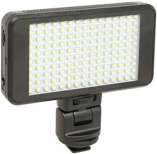 Alt view image 2 of 6 - Vidpro LED-150 Photo and Video Light Kit - On Camera Panel LED Light - Adjustable and Dimmable Light Fits Cameras Video Camcorders and DLSR w/Hot Shoe Includes Rechargeable Battery Diffuser and More