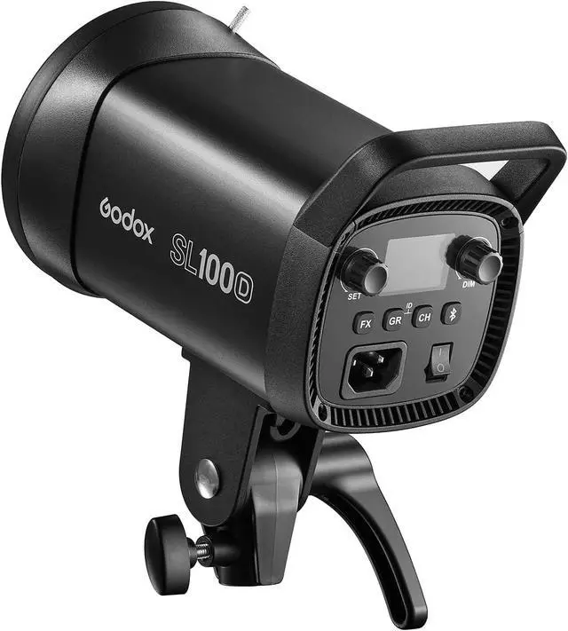 Alt view image 2 of 7 - Godox SL100D 100W Daylight LED Video Light 32,100Lux@1M, 5600K, CRI 96+, Bowens Mount LED Continuous Light, 8 FX, App Control, Silent Studio Lighting for Video Recording, Photography, Live Streaming