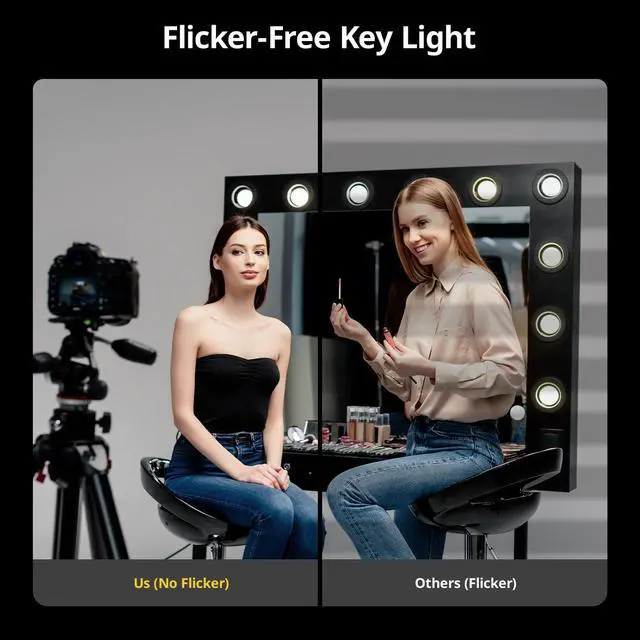 Alt view image 3 of 7 - RALENO 16"x16" Softbox Photography Lighting Kit for Video Recording Studio | Softbox Lighting with LED Bulb (50W | 5500K | 97 CRI ), Soft Box for TikTok Photography Shooting Live Streaming
