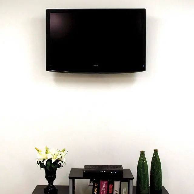 Alt view image 5 of 5 - DATA COMM Electronics 50-3331-WH-KIT Flat Panel TV Cord Organizer Kit, Wall Cable Pass Through, Hides Low Voltage Wires Behind Mounted TV, Includes 2 Mounting Brackets, Up/Down Cable Plate, White