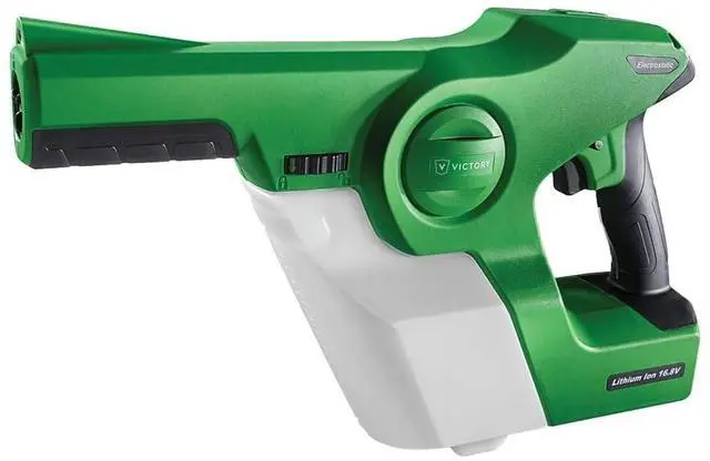 Alt view image 2 of 7 - Victory Innovations Cordless Electrostatic Handheld Sprayer for Disinfectants and Sanitizers, 360° Coverage, 3-in-1 Nozzle, Easy Fill Tank Covers 2,800 Sq Ft, Green, 33.8 Fl Oz (Pack of 1), (VP200ESK)