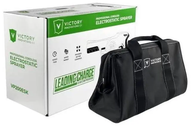 Alt view image 5 of 7 - Victory Innovations Cordless Electrostatic Handheld Sprayer for Disinfectants and Sanitizers, 360° Coverage, 3-in-1 Nozzle, Easy Fill Tank Covers 2,800 Sq Ft, Green, 33.8 Fl Oz (Pack of 1), (VP200ESK)