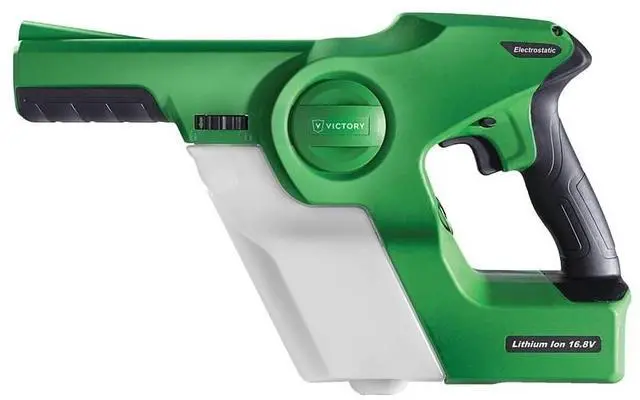 Alt view image 6 of 7 - Victory Innovations Cordless Electrostatic Handheld Sprayer for Disinfectants and Sanitizers, 360° Coverage, 3-in-1 Nozzle, Easy Fill Tank Covers 2,800 Sq Ft, Green, 33.8 Fl Oz (Pack of 1), (VP200ESK)