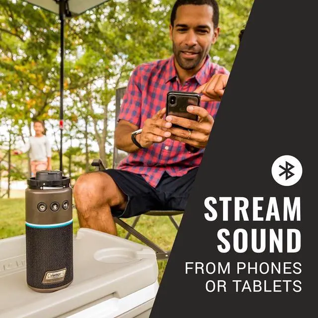 Alt view image 3 of 7 - Coleman OneSource Rechargeable Outdoor Camping Gear: Camp Shower, Cordless Vacuum, Fan, Speaker, & Air Pump Options with Included Rechargeable Battery