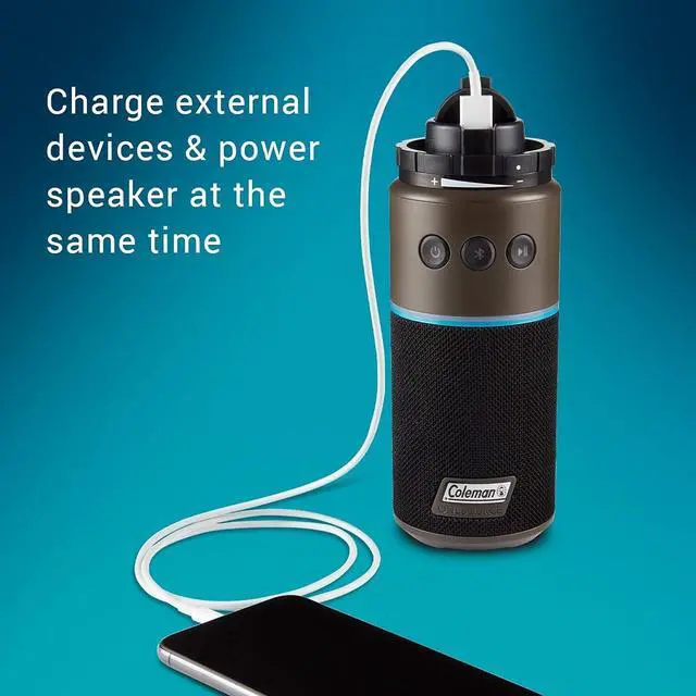 Alt view image 6 of 7 - Coleman OneSource Rechargeable Outdoor Camping Gear: Camp Shower, Cordless Vacuum, Fan, Speaker, & Air Pump Options with Included Rechargeable Battery