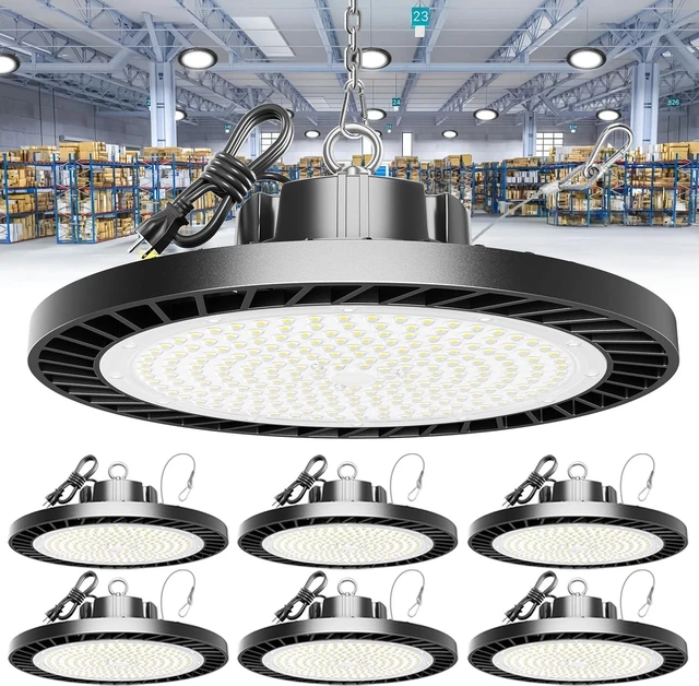 Main image of ONLYLUX 250W UFO LED High Bay Light, 37500LM 6000K High Bay Led Shop Lights