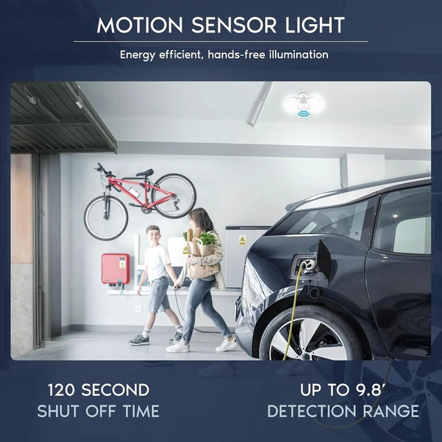 Alt view image 2 of 7 - LUXRITE LED Garage Light 80W, 8000 Lumens, 5000K (2 Pack)