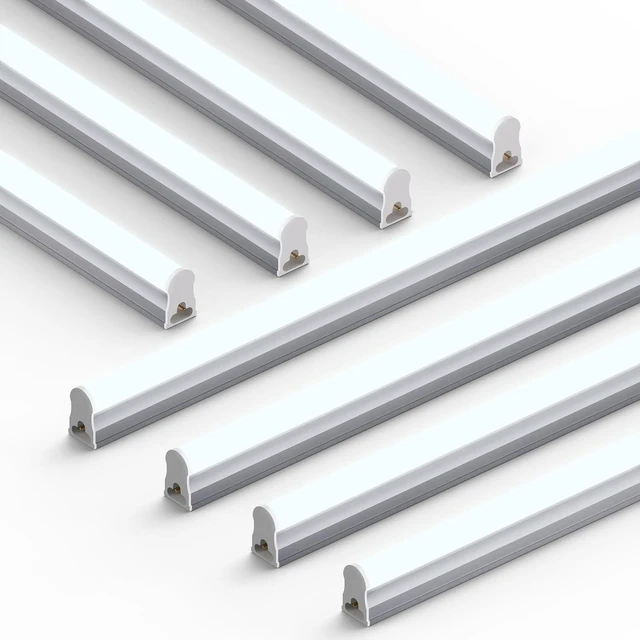 Main image of Ensenior 4FT LED Shop Lights, T5 6500K Super Bright Garage Lighting, 8 Pack