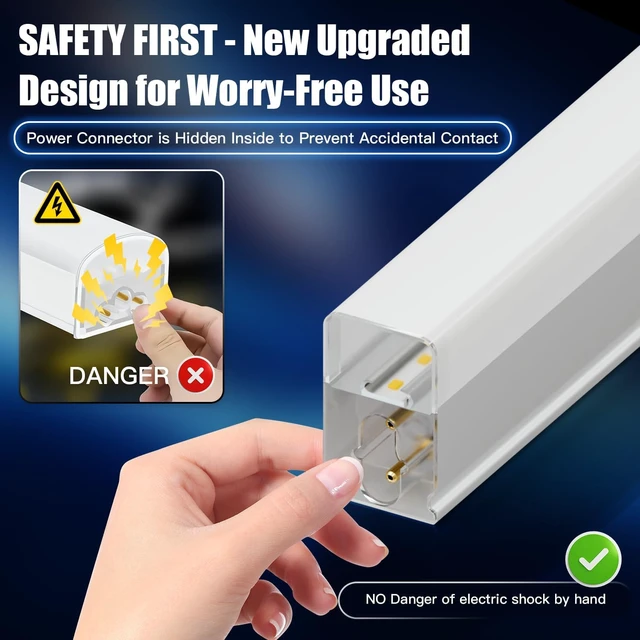 Alt view image 5 of 7 - JTT Hexagon Garage Lights,16Pack 128W LED Garage Hexagon Lights, 3 Grid