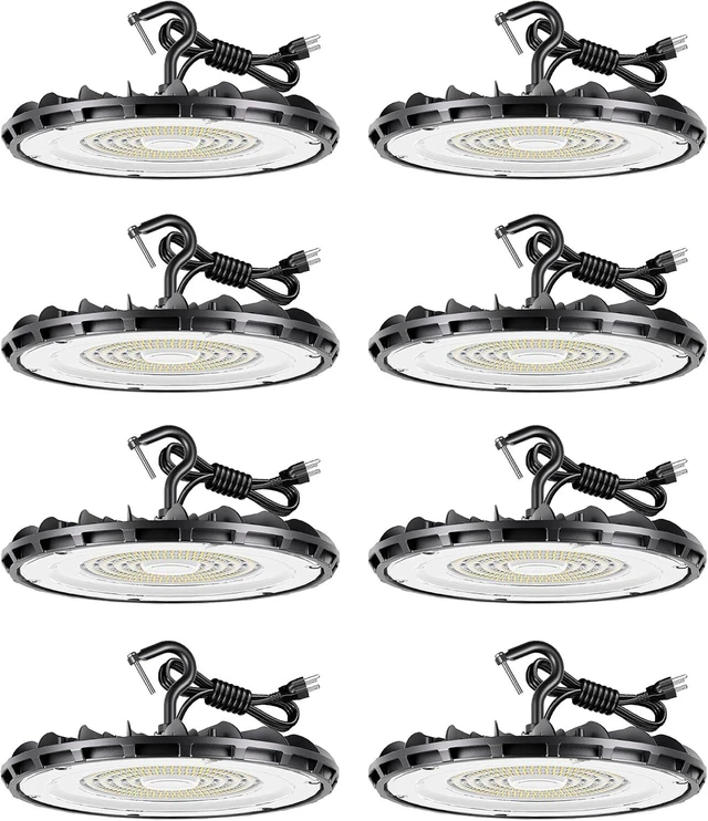 Main image of 200W UFO LED High Bay Light, Aluminum LED Shop Lights with 26000LM