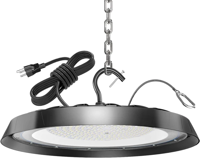 Main image of UFO LED High Bay Light 100W, 6500K Daylight for Warehouse Garage