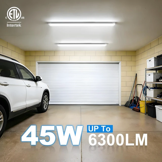 Alt view image 2 of 7 - SHOPLED LED Shop Light 4FT, 45W 6300LM 5000K Daylight White, V-Shape