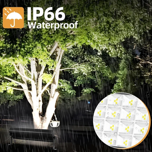 Alt view image 6 of 7 - 180W LED Shop Lights, Aluminum Waterproof Garage Light, 1 Pack