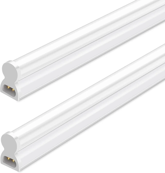 Main image of hykolity 2 Pack T5 LED Shop Lights 4FT, 22W 2200LM 6500K Super Bright White