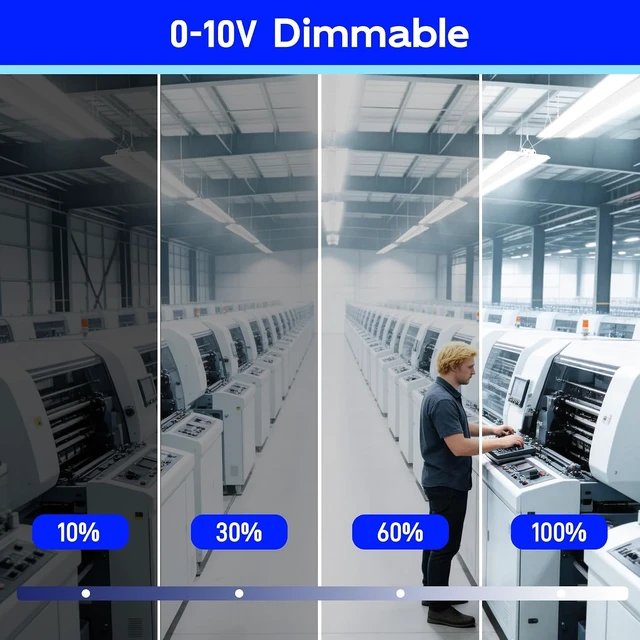 Alt view image 6 of 7 - hykolity 4FT 250W LED Linear High Bay Shop Light, 33750LM 5000K 135LM/W