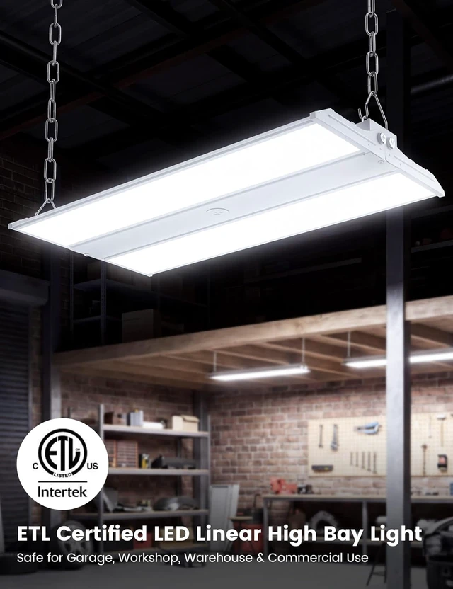 Alt view image 6 of 7 - VOLISUN 2FT High Bay LED Shop Lights 4Pack, 200W 30000LM LED Linear Light