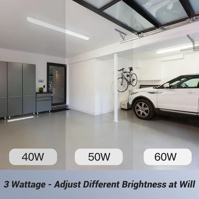 Alt view image 7 of 7 - JTT 4FT LED Vapor Tight Light Fixture 60W/50W/40W Options 0-10V - 6Pack