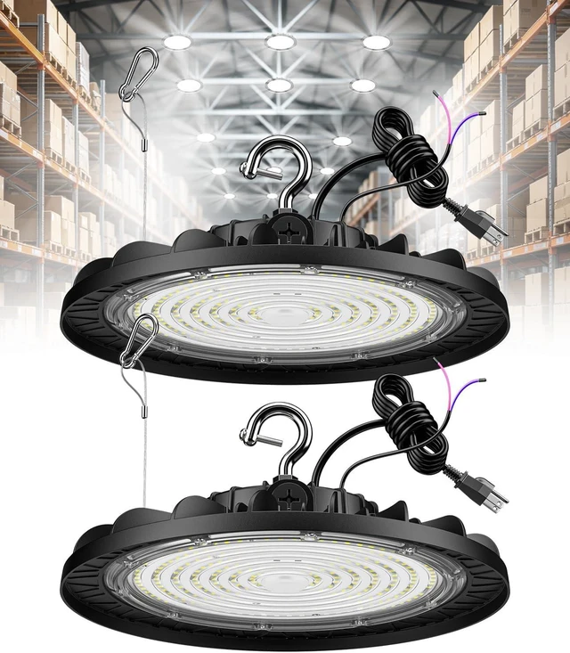 Main image of 2 Pack UFO Led High Bay Light 150W 22,500LM 5000K 0-10V Dimmable