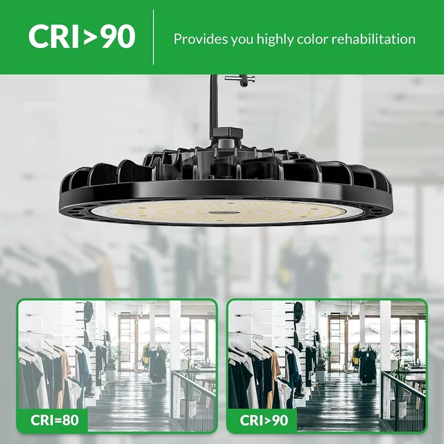 Alt view image 4 of 7 - 200W UFO LED High Bay Light 6PCS, 28,000LM 5000K Shop Light with US Plug