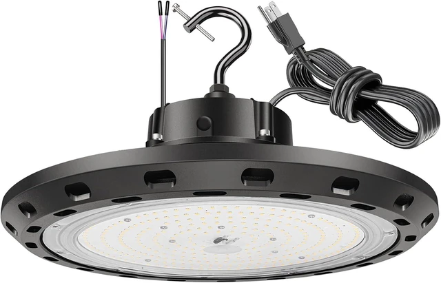 Main image of UFO LED High Bay Light 240W 5000K 0-10V Dimmable 36000LM High Bay LED Shop Lights with US Plug IP65 ETL Listed 1000W HID/HPS Replacement UFO Lights for Shop Warehouse Garage Gym