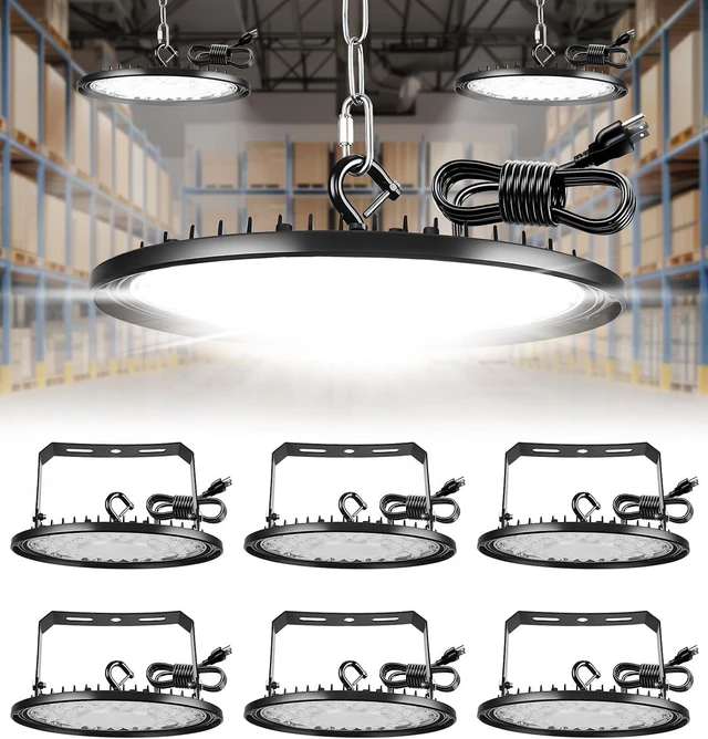 Main image of UFO LED High Bay Light, 150W, 25500 Lumens, 5000K 6 Pack |