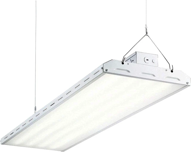 Main image of ANTLUX 4FT LED Linear High Bay Shop Light Fixture, 220W (800W Equiv.), 26500lm, 5000K, Hanging Warehouse Lights, Industrial Indoor Area Workshop Garage High Bay LED Lighting
