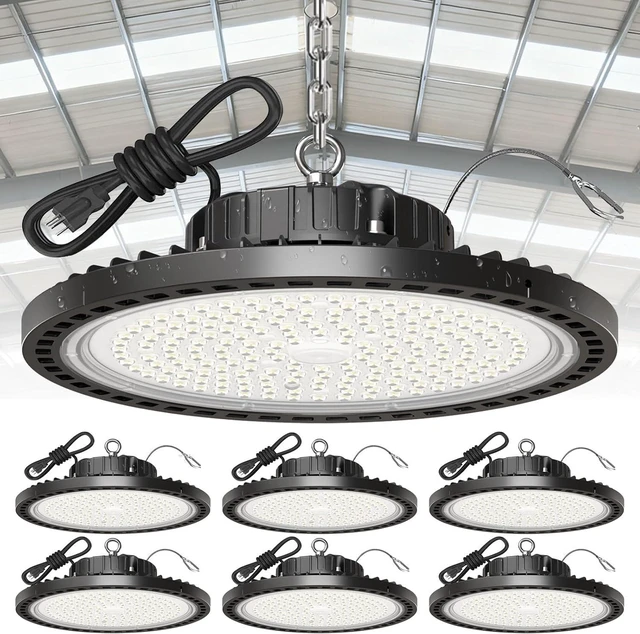 Main image of 6 Pack UFO LED High Bay Light 150W 22500LM 5000K Super Bright