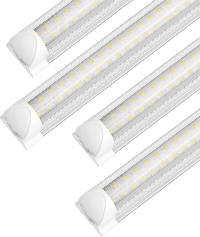 Main image of SHINESTAR 4FT Led Shop Lights, 40W 5000LM 5000K LED Shop Light Super Bright 75% Energy-Saving Linkable T8 Light Tube Integrated Fixture for Workshop Garage Basement, 4 Pack