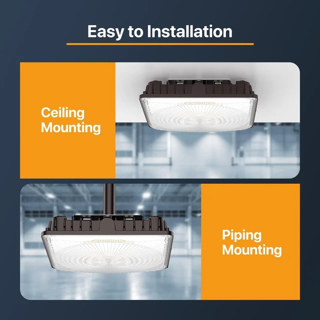 Alt view image 3 of 7 - 60W LED Canopy Lights - Selectable Wattage 60/45/30W IP65