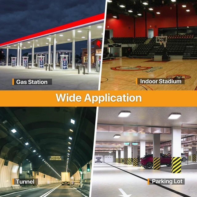 Alt view image 7 of 7 - 60W LED Canopy Lights - Selectable Wattage 60/45/30W IP65