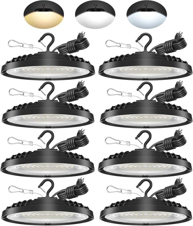 Main image of 200W UFO LED High Bay Light, 28,000LM, AC100-277V, Plug & Play ETL Listed
