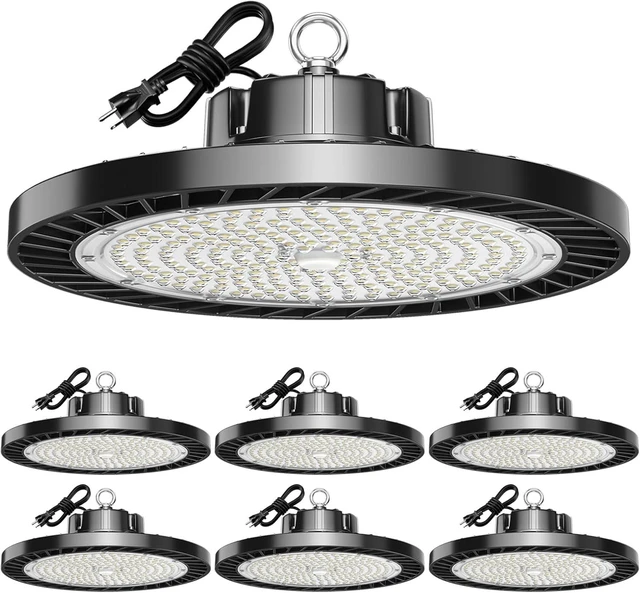 Main image of lvsdak UFO LED High Bay Lights 200W 30000LM 5000K 6 Pack