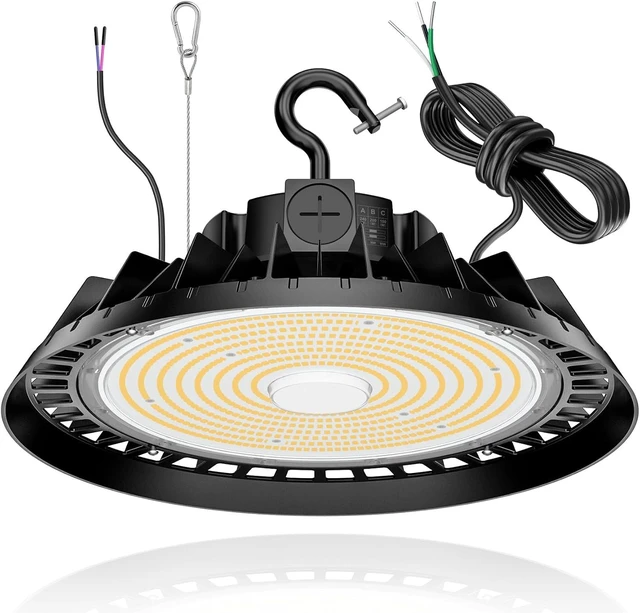 Main image of BBESTLED 480V UFO LED High Bay Light 240W 200W 150W Adjustable, ETL Listed 5000K 36000Lm High Bay Led Shop Lights, Dimmable Waterproof Commercial Light Fixture for Factory Shop Garage AC 277-480V