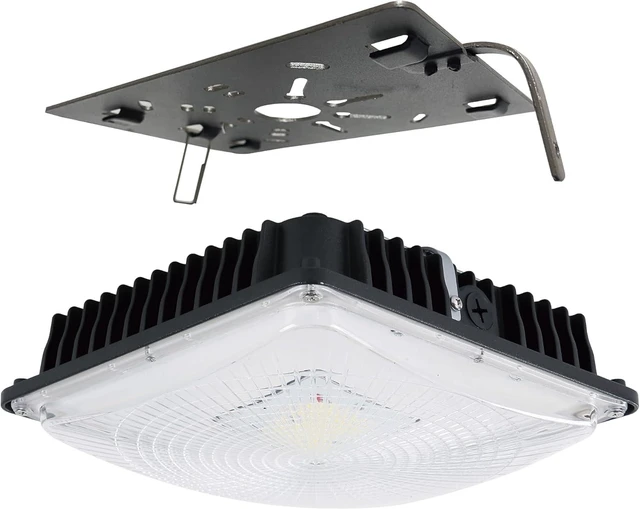 Main image of 45W Square LED Canopy Light 5400LM 5000K Outdoor Ceiling Light
